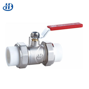 PPR Equal-Diameter Brass Ballvalve with Long Handle 218